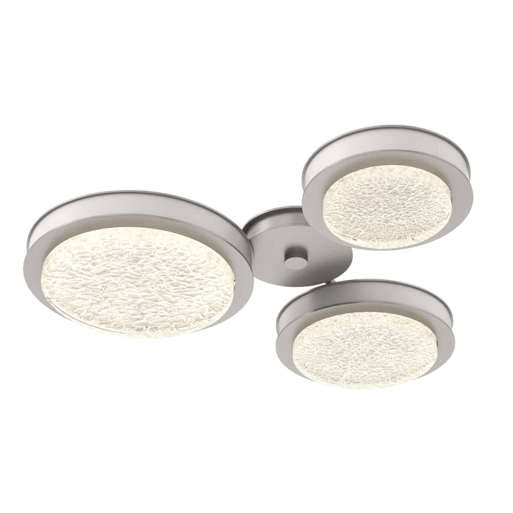 Hammerton Studio Iris Round Hub & Spoke Beige Silver / 3-Piece / Salt White
