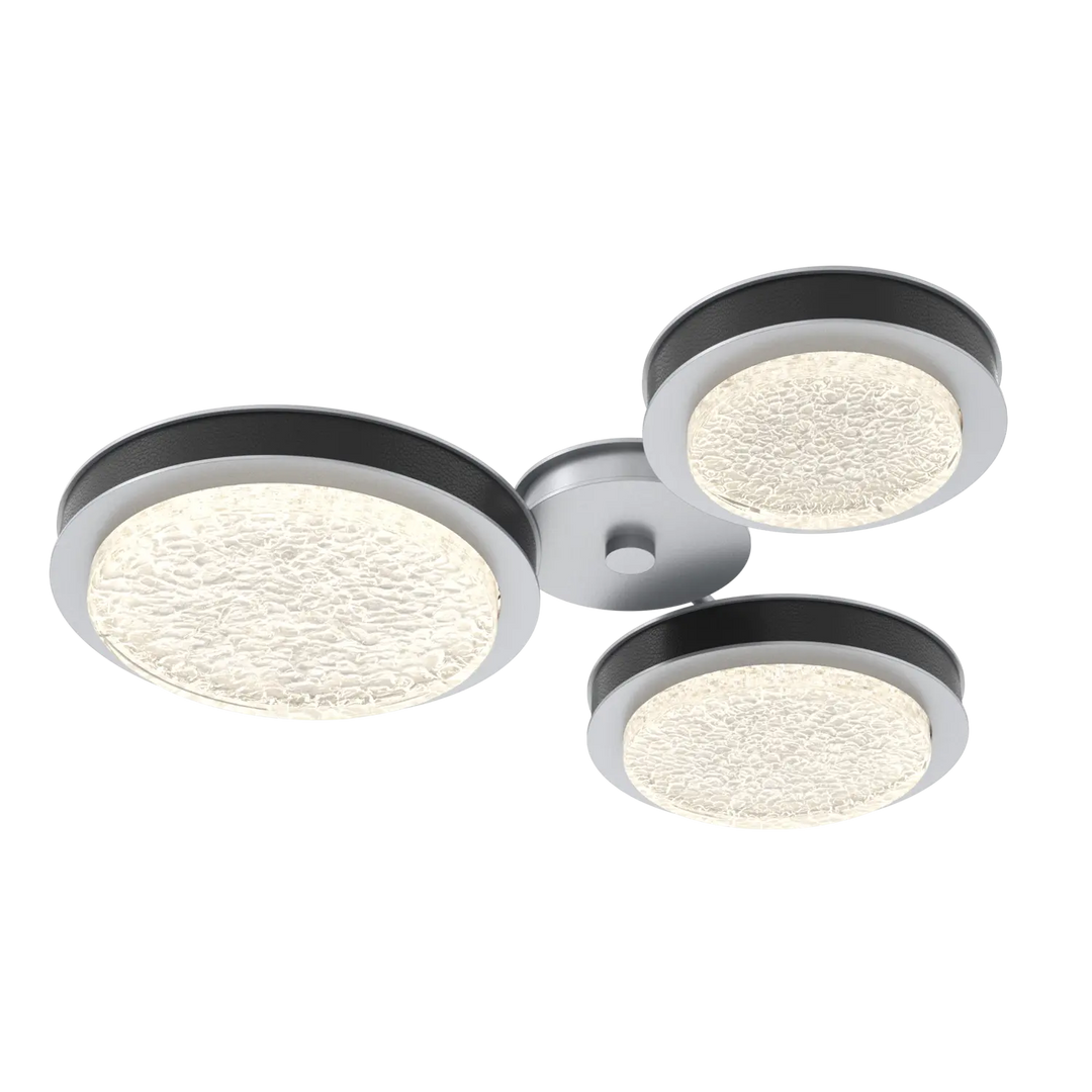 Hammerton Studio Iris Round Hub & Spoke Classic Silver / 3-Piece / Licorice Leather