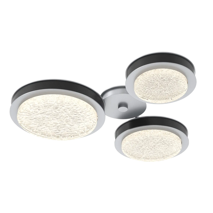 Hammerton Studio Iris Round Hub & Spoke Classic Silver / 3-Piece / Licorice Leather