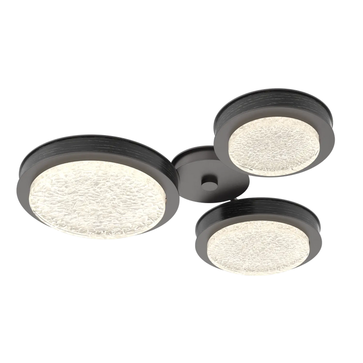 Hammerton Studio Iris Round Hub & Spoke Graphite / 3-Piece / Dark Oak Wood