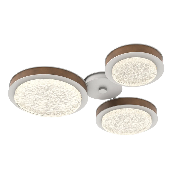 Hammerton Studio Iris Round Hub & Spoke Salt White / 3-Piece / Nutmeg Leather