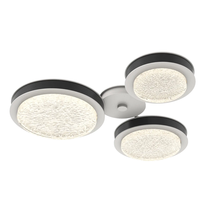 Hammerton Studio Iris Round Hub & Spoke Salt White / 3-Piece / Licorice Leather