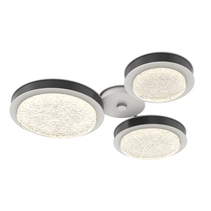 Hammerton Studio Iris Round Hub & Spoke Salt White / 3-Piece / Matte Black