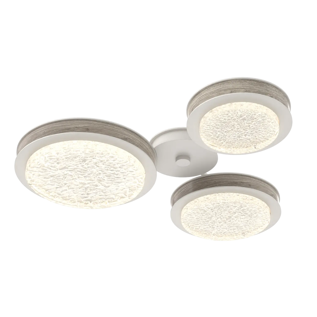 Hammerton Studio Iris Round Hub & Spoke Salt White / 3-Piece / Ash Wood
