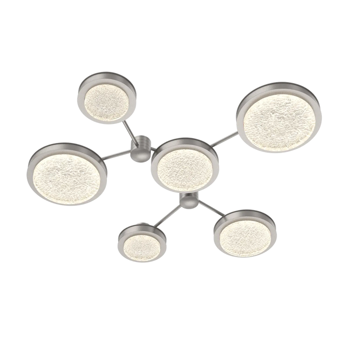 Hammerton Studio Iris Round Hub & Spoke Beige Silver / 6-Piece / None