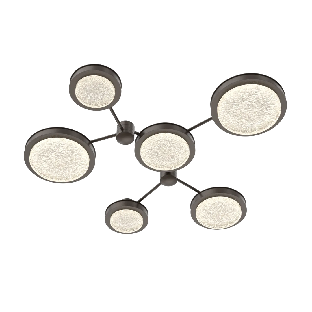 Hammerton Studio Iris Round Hub & Spoke Flat Bronze / 6-Piece / None