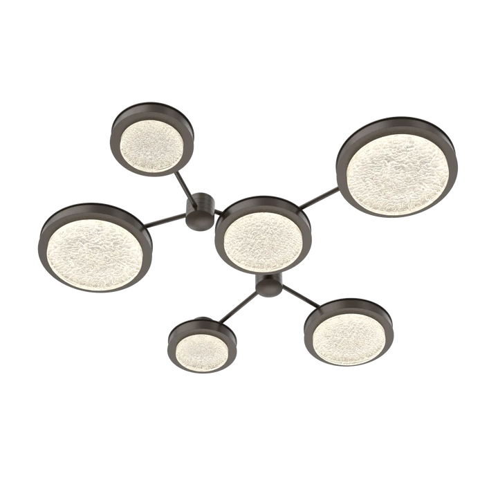 Hammerton Studio Iris Round Hub & Spoke Flat Bronze / 6-Piece / None