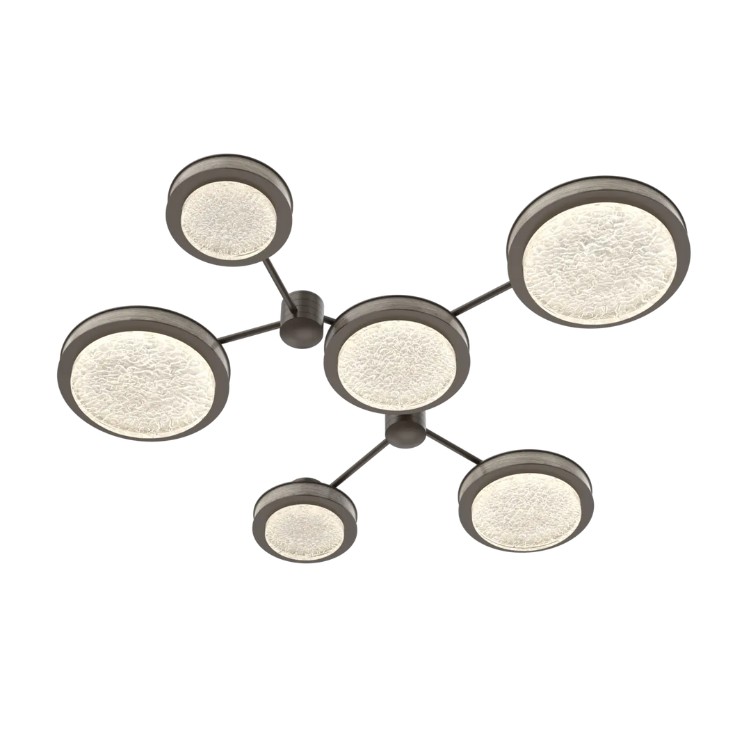 Hammerton Studio Iris Round Hub & Spoke Flat Bronze / 6-Piece / Ash Wood