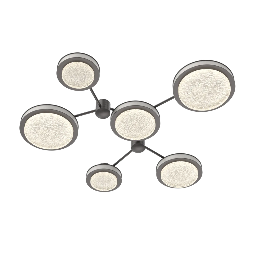 Hammerton Studio Iris Round Hub & Spoke Graphite / 6-Piece / Salt White