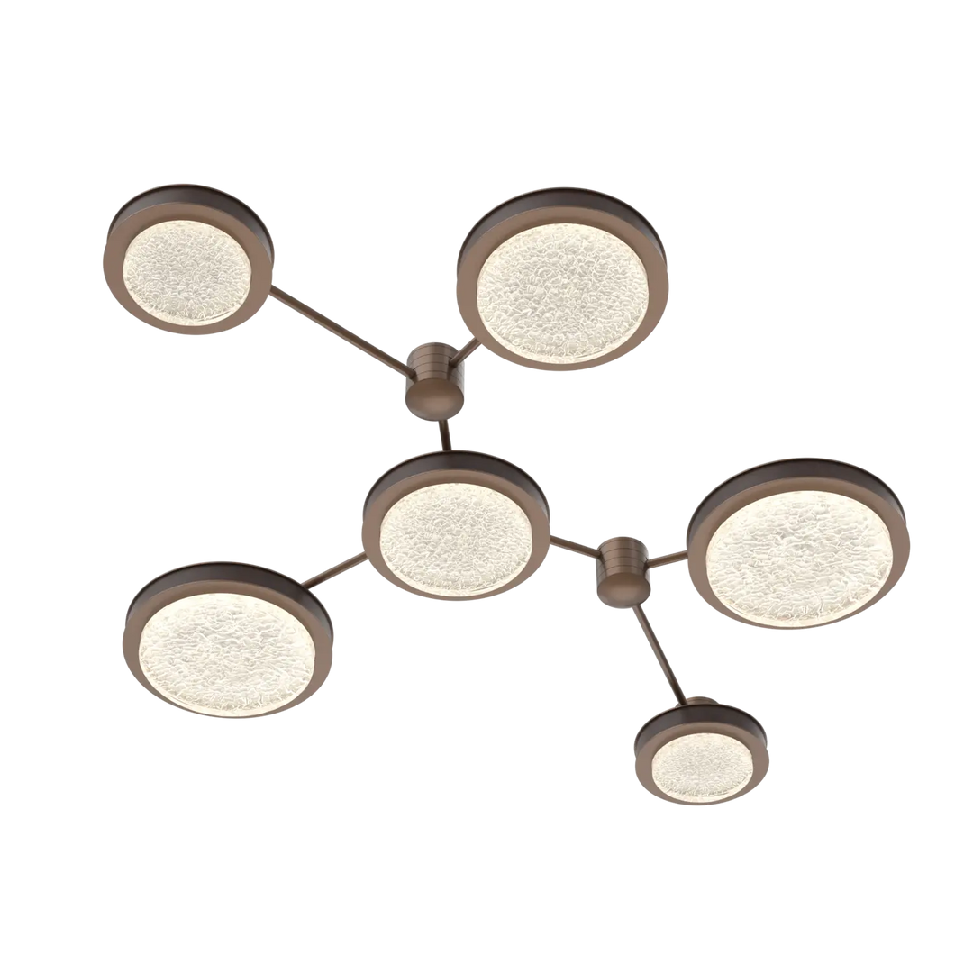 Hammerton Studio Iris Linear Hub & Spoke Burnished Bronze / Cocoa Leather