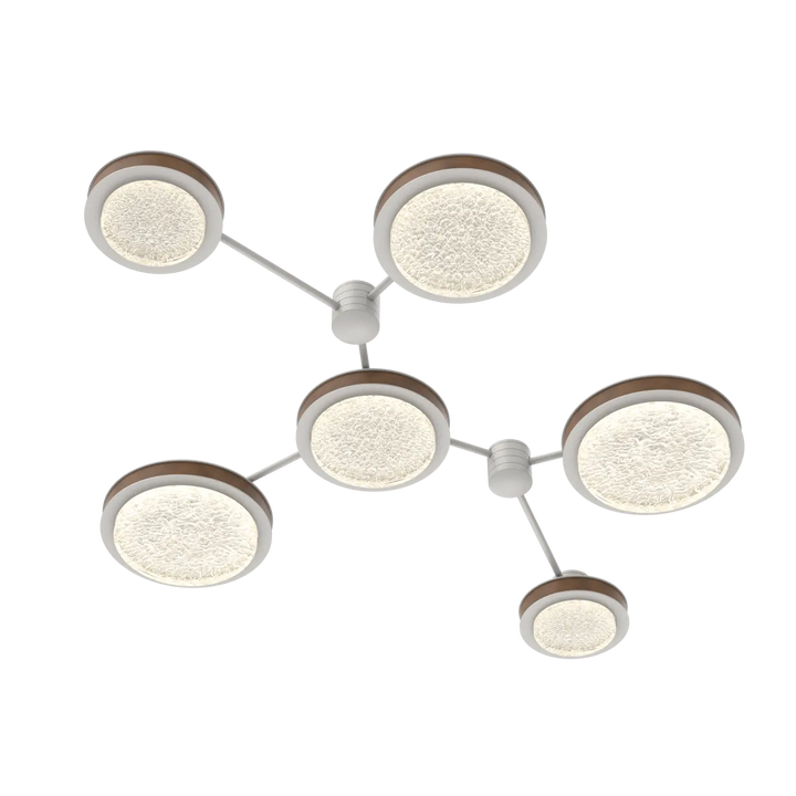 Hammerton Studio Iris Linear Hub & Spoke Salt White / Nutmeg Leather