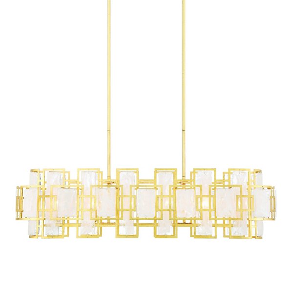 Savoy House Portia 6-Light Linear Chandelier Chandeliers Savoy House   