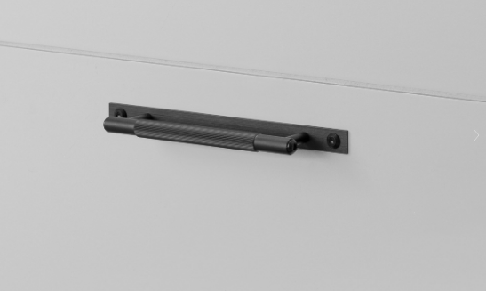 Buster + Punch Pull Bar, Linear Design, with backplate