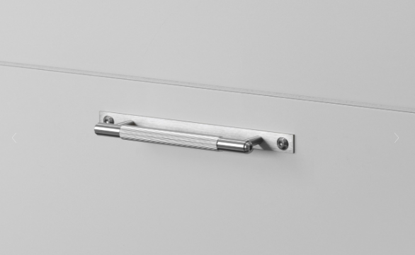 Buster + Punch Pull Bar, Linear Design, with backplate