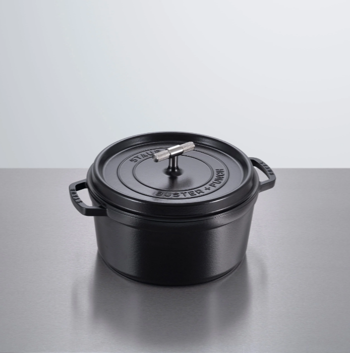 Buster + Punch Staub 11.02" Cocotte Kitchen Buster + Punch Steel