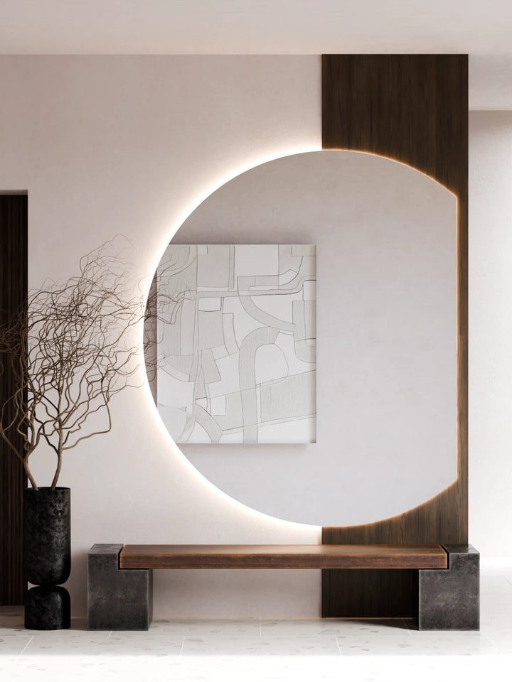 Electric Mirror Solis 60 x 72 lighted living space mirror SOL-6072