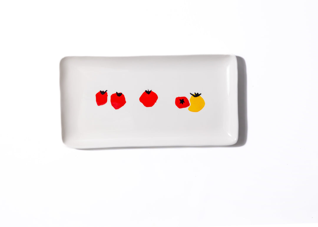 Zafferano America Tomato Rectangular Serving Platter