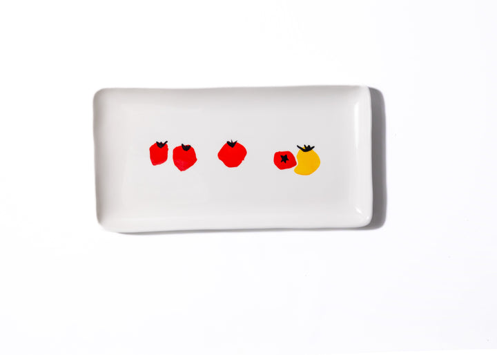 Zafferano America Tomato Rectangular Serving Platter