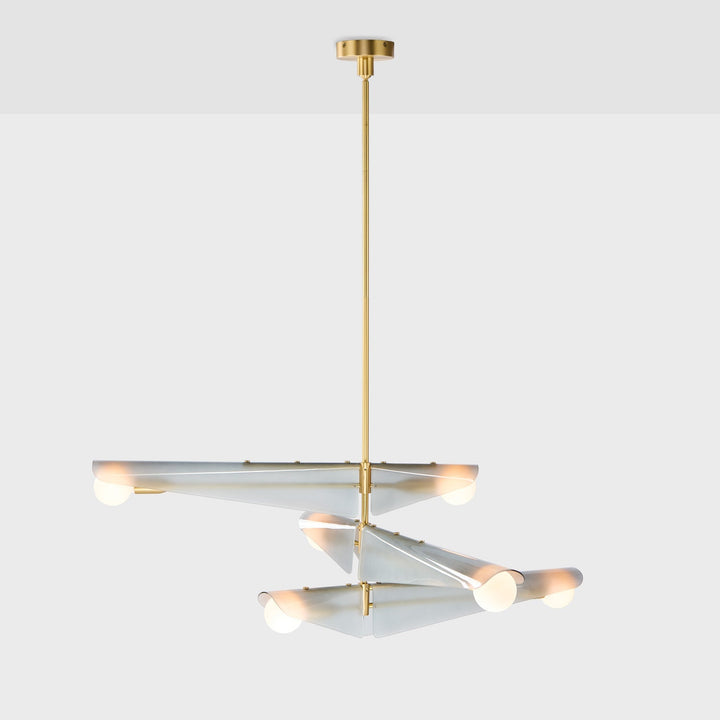 Tala Sycamore Chandelier - 3 Tiers / Dawn Grey