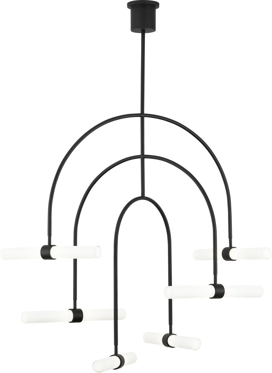 Visual Comfort Modern (formerly Tech Lighting) Calumn 6-Light Chandelier
