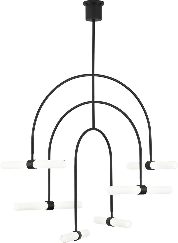 Visual Comfort Modern (formerly Tech Lighting) Calumn 6-Light Chandelier