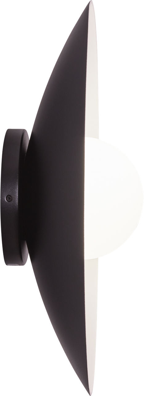 Visual Comfort Modern Joni 13 Wall Sconce - Matte Black / Matte White