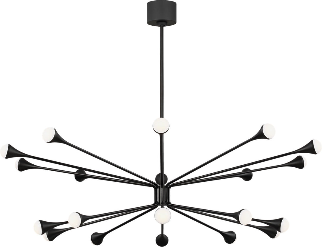 Visual Comfort Modern (formerly Tech Lighting) Lody 20-Light Chandelier