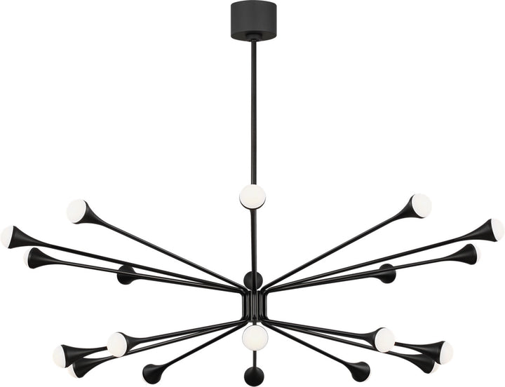 Visual Comfort Modern (formerly Tech Lighting) Lody 20-Light Chandelier