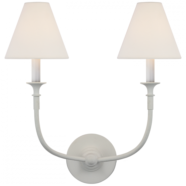 Visual Comfort & Co. Piaf Double Sconce Wall Sconces Visual Comfort & Co.   