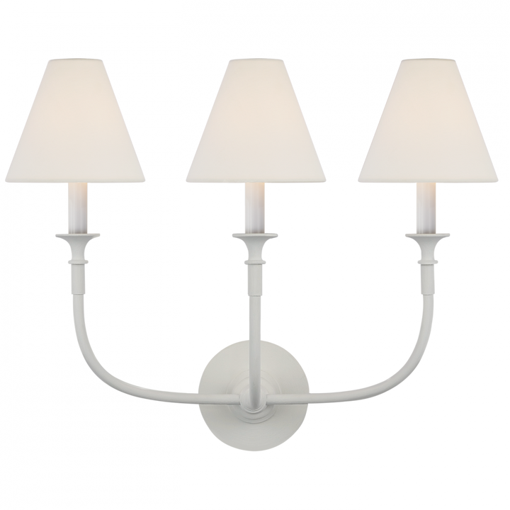 Visual Comfort & Co. Piaf Triple Sconce Wall Sconces Visual Comfort & Co.   