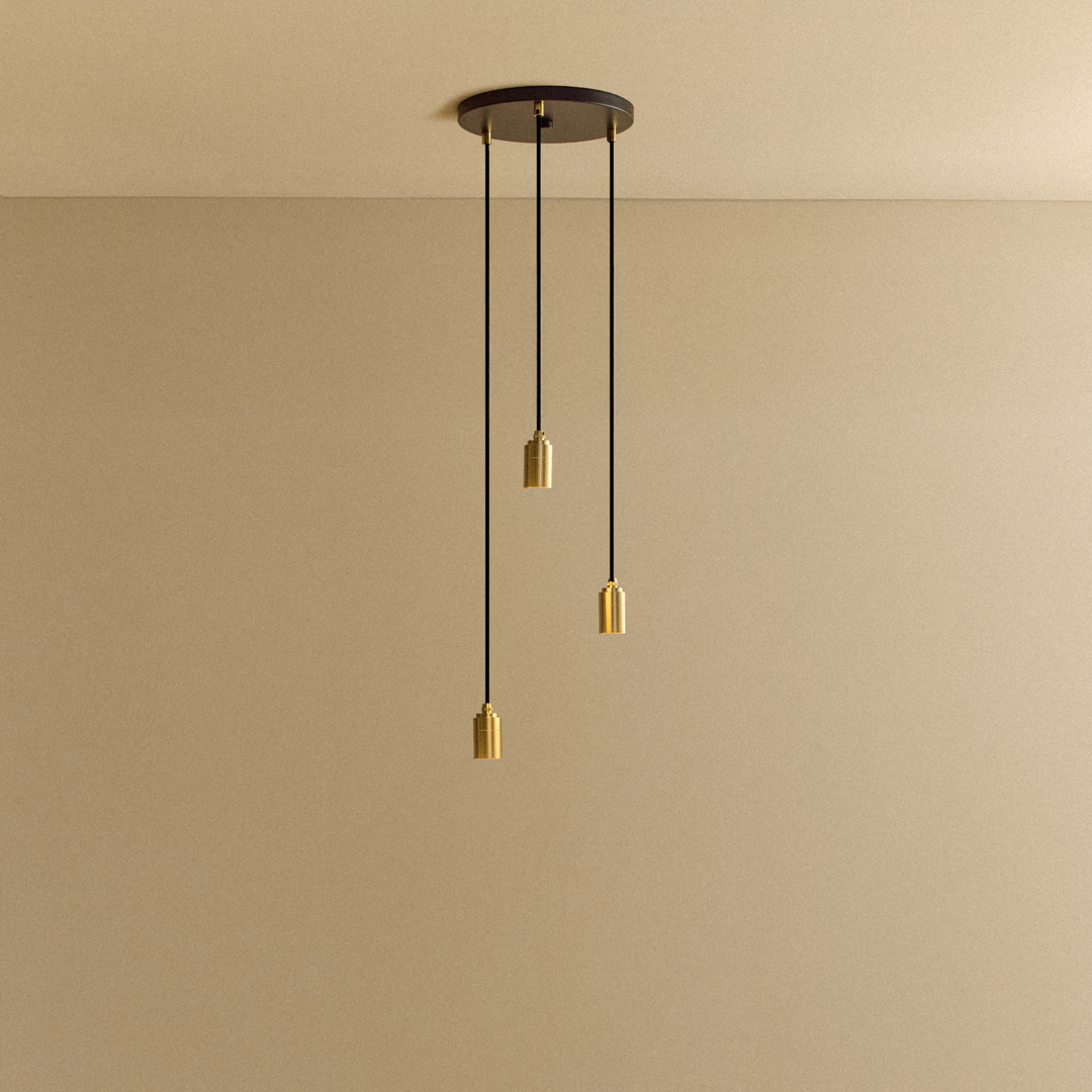 Tala Small Canopy Triple Pendant - No Bulb - Model CP-SML-01-US