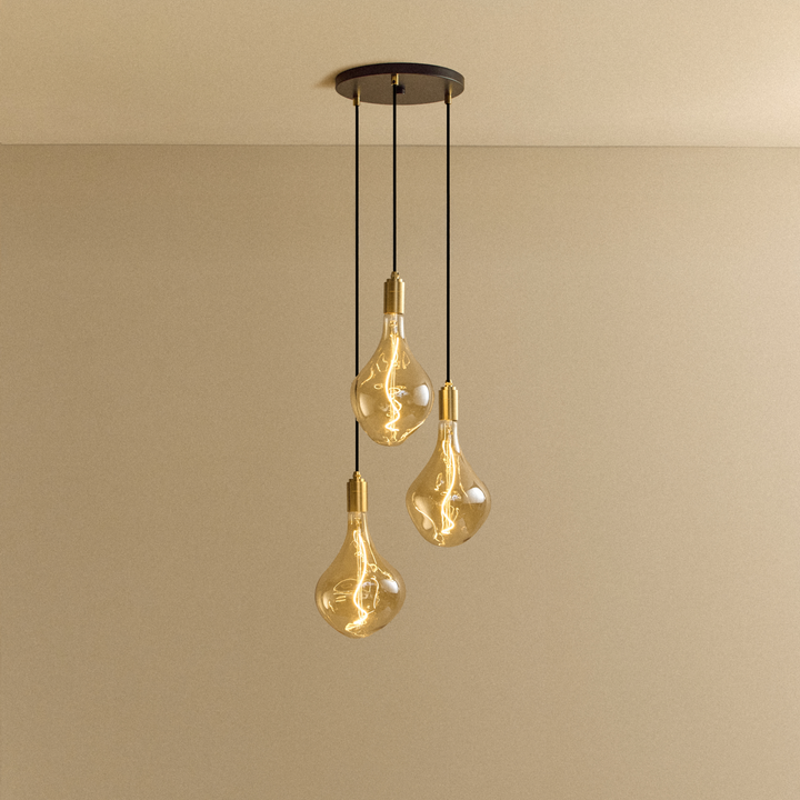 Tala Small Canopy Triple Pendant - Voronoi II - Model CP-SET-TRI-02-US