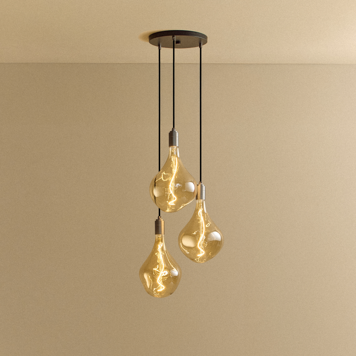 Tala Small Canopy Triple Pendant - Voronoi II - Model CP-SET-TRI-02-US
