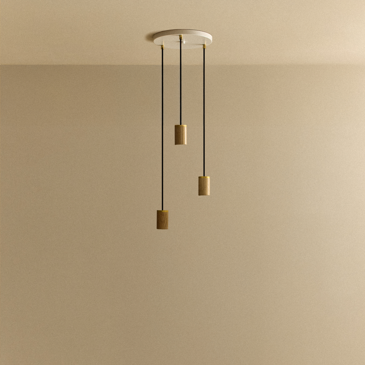 Tala Small Canopy Triple Pendant - No Bulb - Model CP-SML-01-US