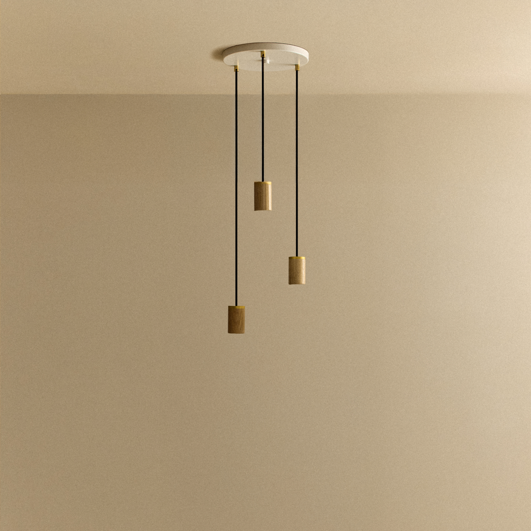 Tala Small Canopy Triple Pendant - No Bulb - Model CP-SML-01-US