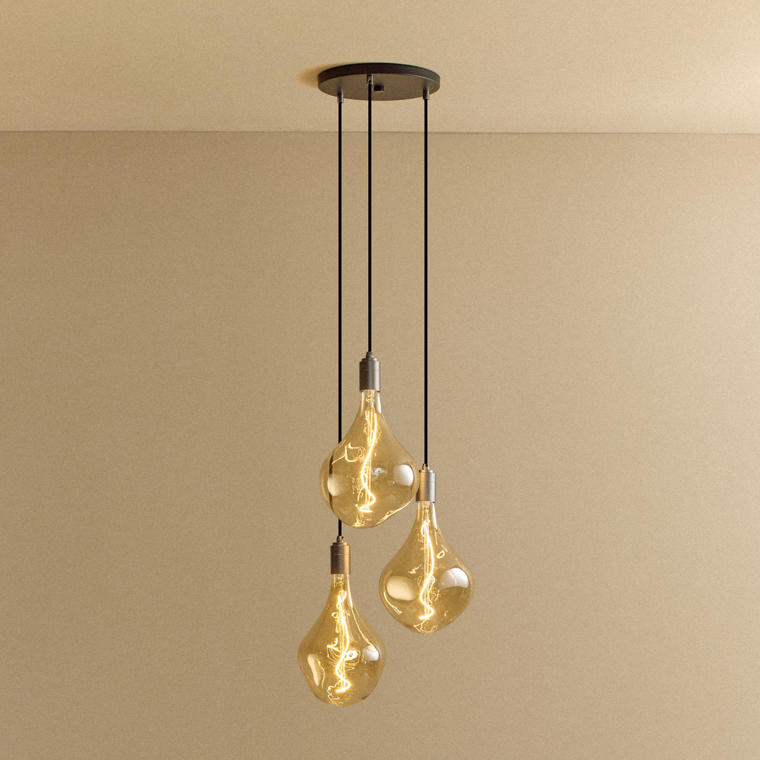 Tala Small Canopy Triple Pendant - Voronoi III - Model CP-SET-TRI-03-US