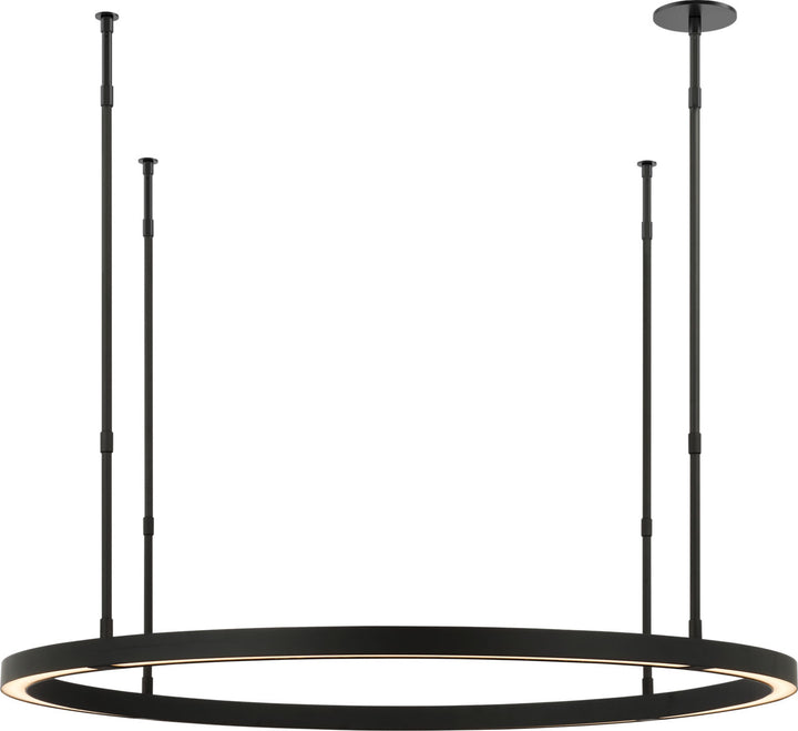 Visual Comfort Modern Stagger Ring Chandelier