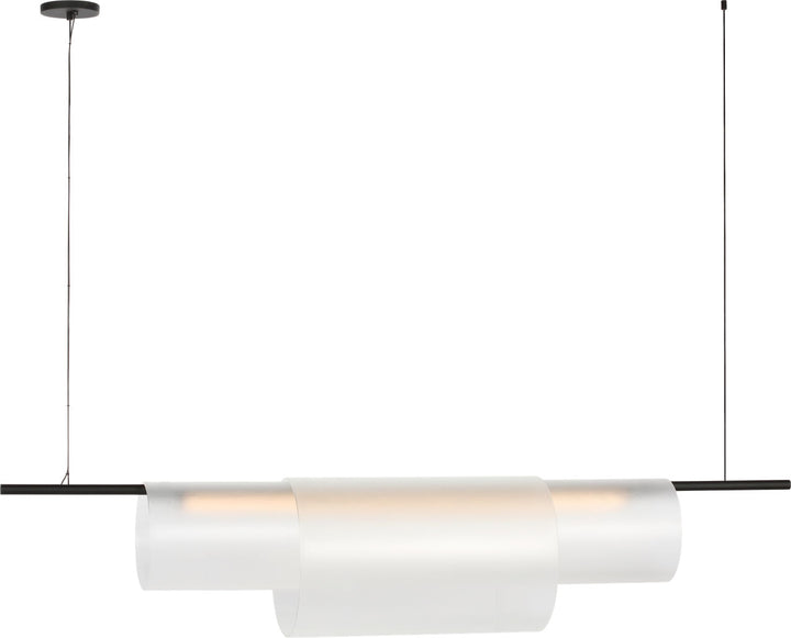 Visual Comfort Modern Trace 60 Double Linear Chandelier