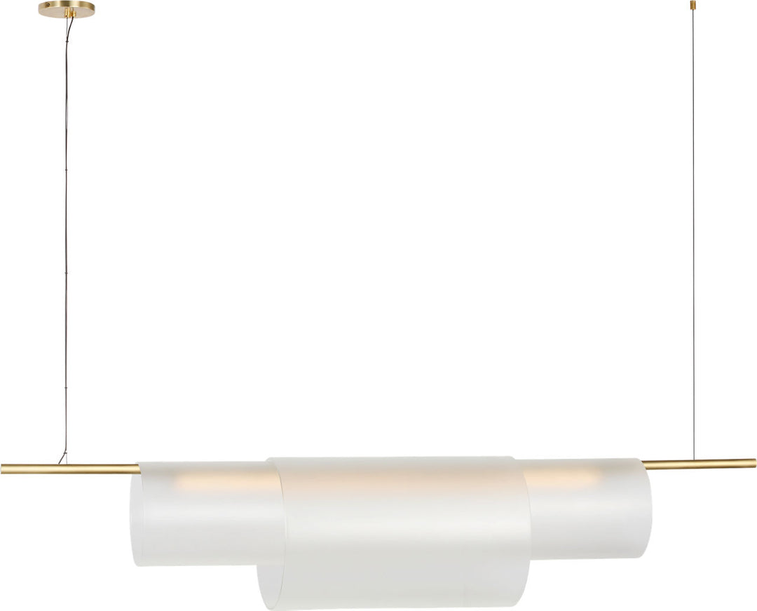 Visual Comfort Modern Trace 60 Double Linear Chandelier