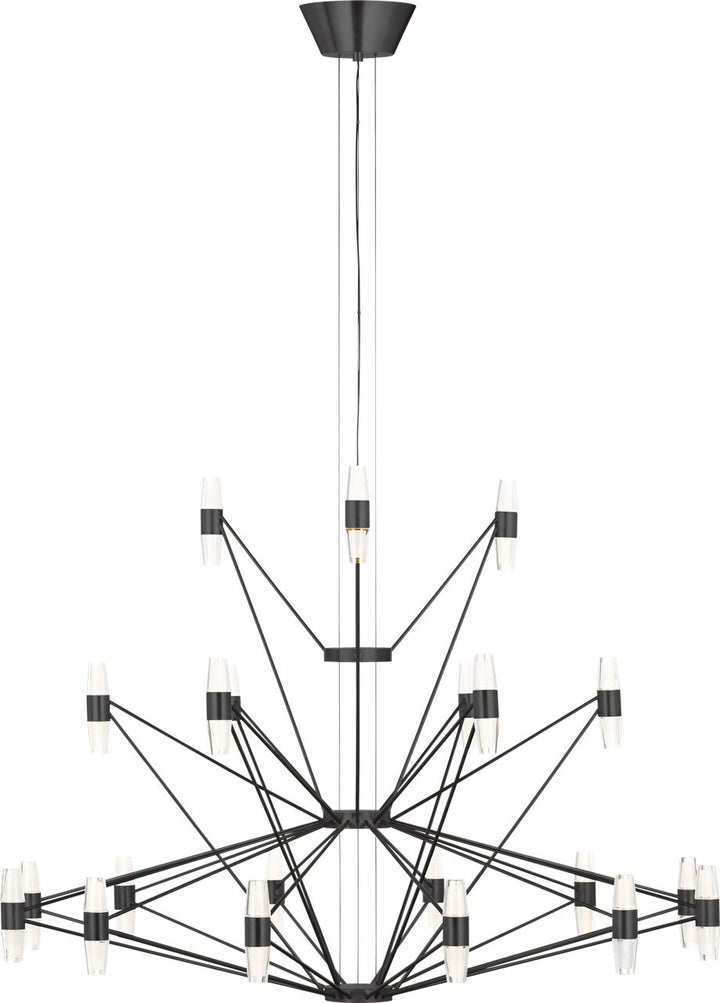 Visual Comfort Modern (formerly Tech Lighting) Lassell Tiered Chandelier