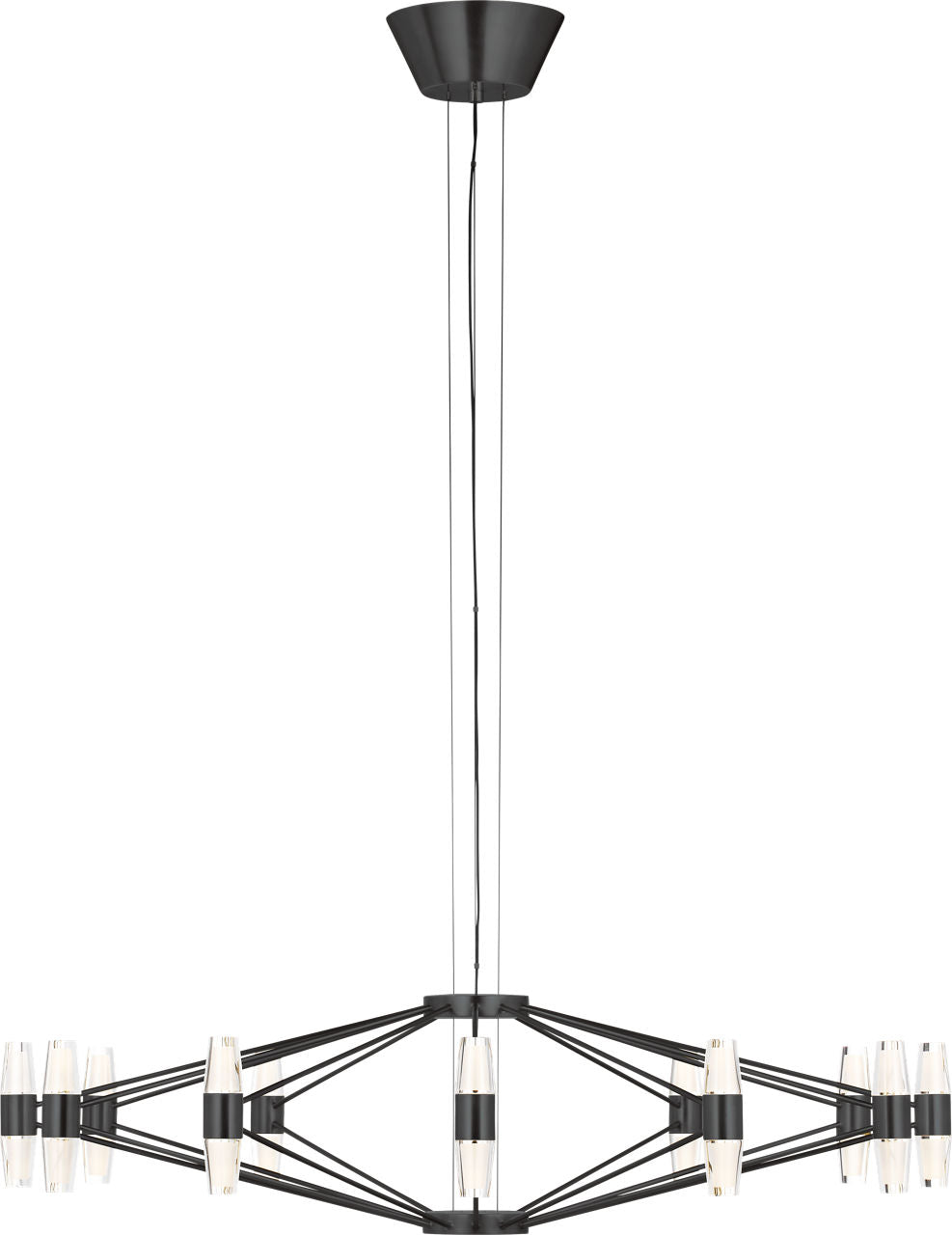 Visual Comfort Modern (formerly Tech Lighting) Lassell Tiered Chandelier