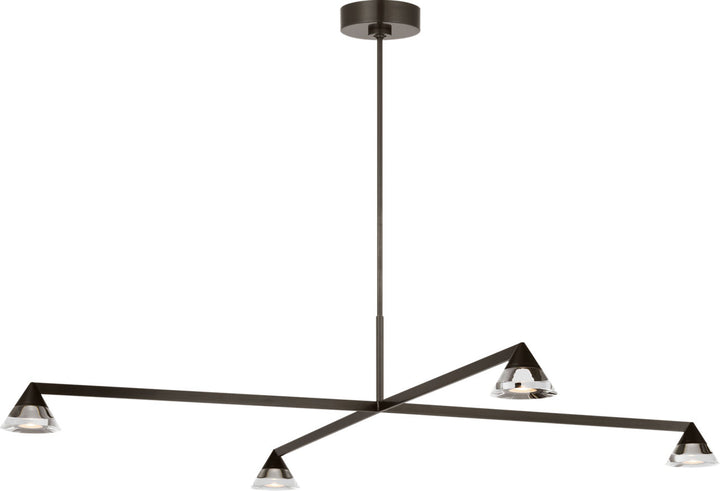 Visual Comfort Modern Midrand Crystal Chandelier