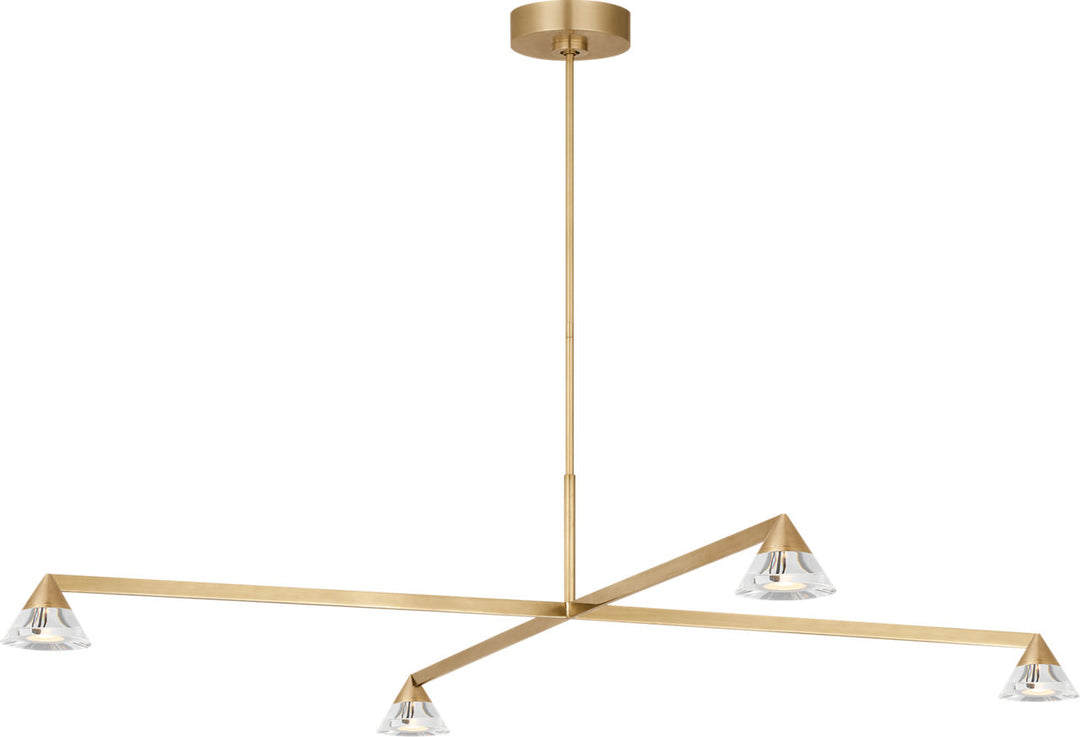Visual Comfort Modern Midrand Crystal Chandelier
