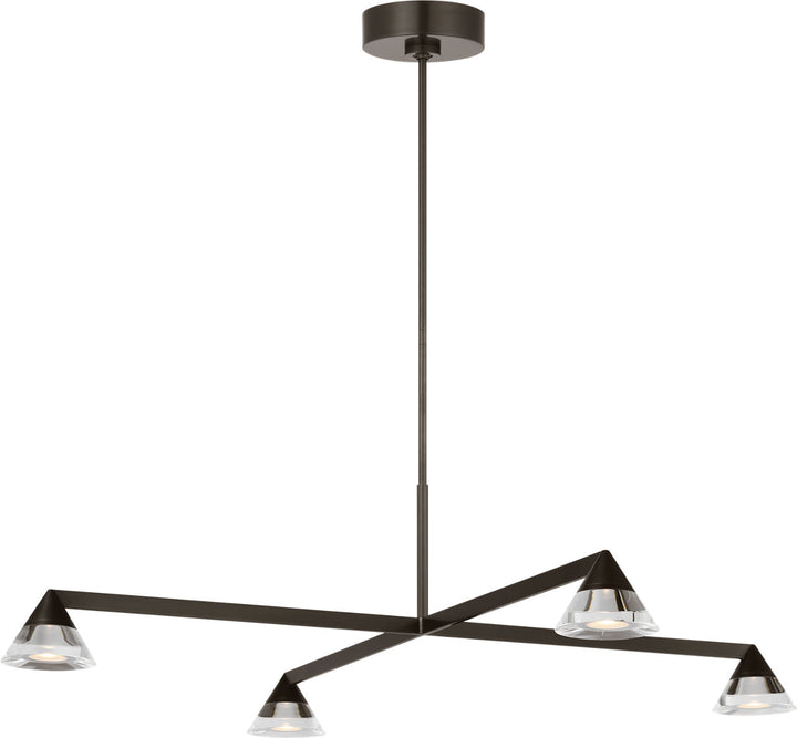 Visual Comfort Modern Midrand Crystal Chandelier