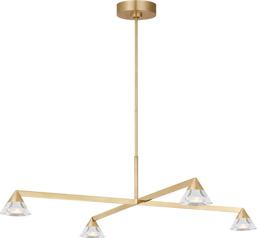 Visual Comfort Modern Midrand Crystal Chandelier