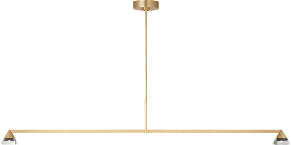 Visual Comfort Modern Midrand Crystal 60 Linear Chandelier