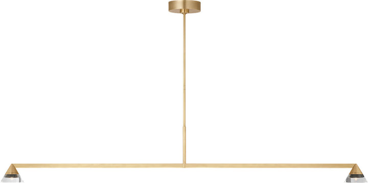 Visual Comfort Modern Midrand Crystal 60 Linear Chandelier
