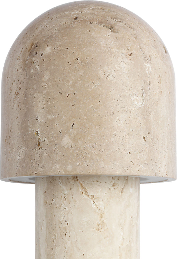 Visual Comfort Modern (formerly Tech Lighting) Kennett Small Travertine Table Lamp