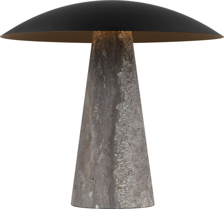 Visual Comfort Modern (formerly Tech Lighting) Aegis Medium Travertine Table Lamp