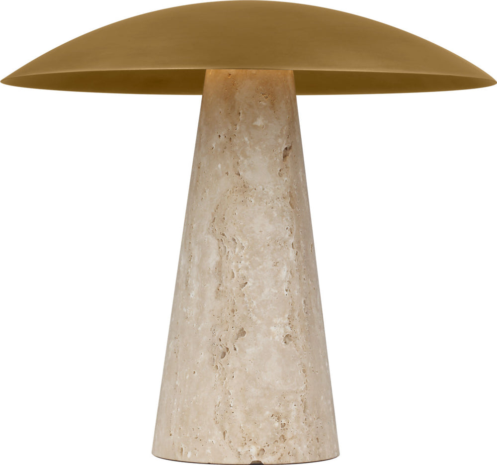 Visual Comfort Modern (formerly Tech Lighting) Aegis Medium Travertine Table Lamp